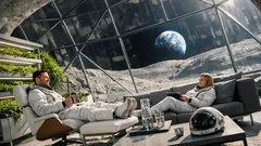 Glaskuppel auf dem Mond: NASA-Konzept will aus Regolith ganze Habitate formen