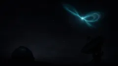 OJ 287 im Fokus: deutet dieses Radio-Bild auf zwei supermassereiche Schwarze Löcher hin